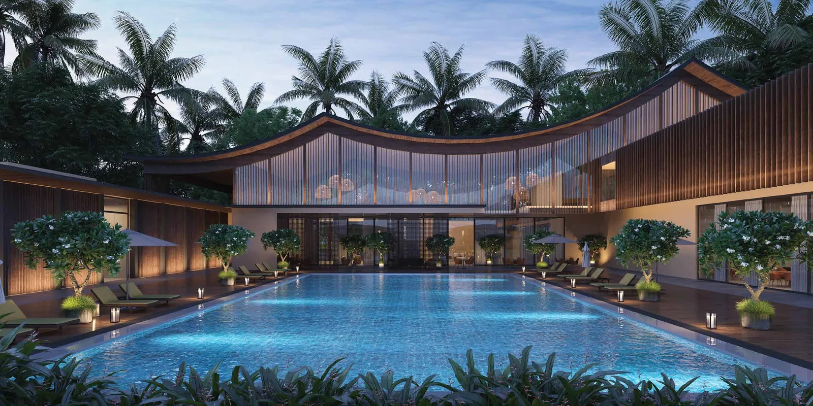 Aqua City: Clubhouse pool